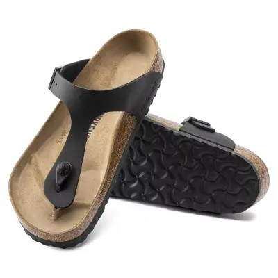 Birkenstock Gizeh Bf Bs Parmak Arası Siyah Erkek Terlik - 5