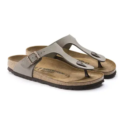 Birkenstock Gizeh Bf Nu Parmak Arası Gri Erkek Terlik - 4
