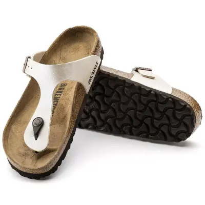 Birkenstock Gizeh Bs Parmak Arası Beyaz Kadın Terlik - 5