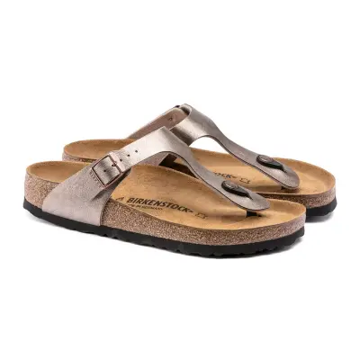 Birkenstock Gizeh Bs Parmak Arası Kahverengi Kadın Terlik - 4