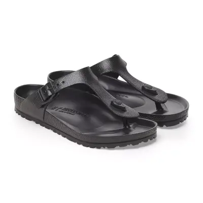 Birkenstock Gizeh Eva Parmak Arası Siyah Erkek Terlik - 4