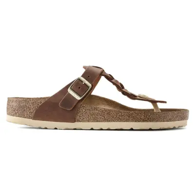 Birkenstock Gizeh Leoi Parmakarası Kahverengi Kadın Terlik - 2