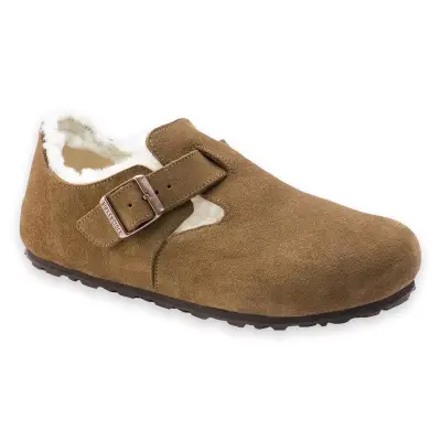 Birkenstock London Vl Shearling Kahverengi Kadın Ayakkabı - 2