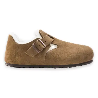 Birkenstock London Vl Shearling Kahverengi Kadın Ayakkabı - 3
