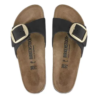 Birkenstock Madrid Big Buckle Nl Siyah Kadın Terlik - 3