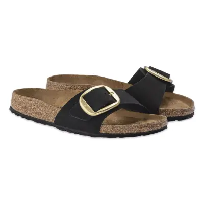 Birkenstock Madrid Big Buckle Nl Siyah Kadın Terlik - 4