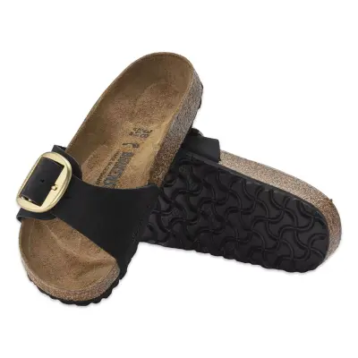 Birkenstock Madrid Big Buckle Nl Siyah Kadın Terlik - 5