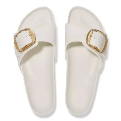 Birkenstock Madrid Eva Big Buckle Beyaz Kadın Terlik - 3