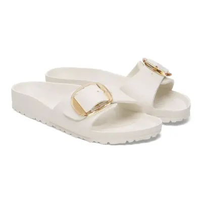 Birkenstock Madrid Eva Big Buckle Beyaz Kadın Terlik - 4