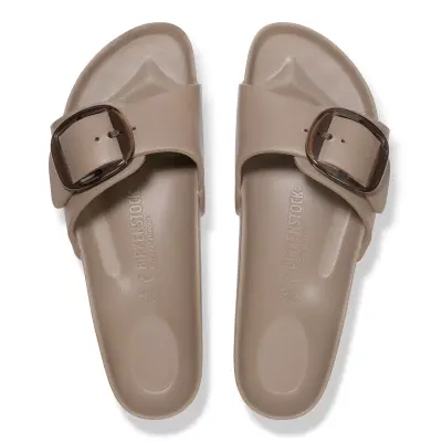 Birkenstock Madrid Eva Big Buckle Kahverengi Kadın Terlik - 3
