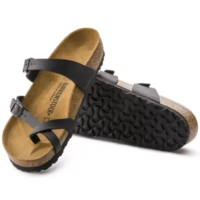 Birkenstock Mayari Parmak Arası Siyah Kadın Terlik - 5