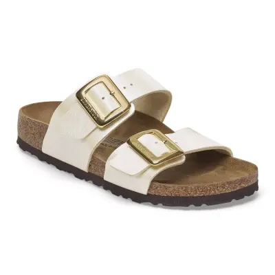 Birkenstock Sydney Cushion Buckle Bf Graceful Çift Toka Beyaz Kadın Terlik - 1