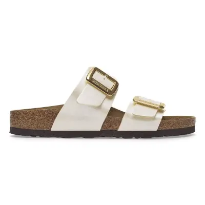 Birkenstock Sydney Cushion Buckle Bf Graceful Çift Toka Beyaz Kadın Terlik - 2