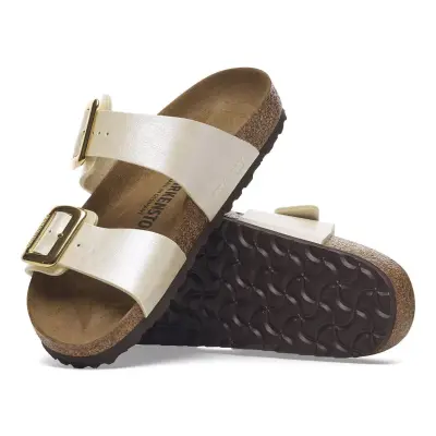 Birkenstock Sydney Cushion Buckle Bf Graceful Çift Toka Beyaz Kadın Terlik - 5