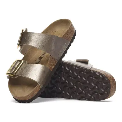 Birkenstock Sydney Cushion Buckle Bf Graceful Çift Toka Bronz Kadın Terlik - 5