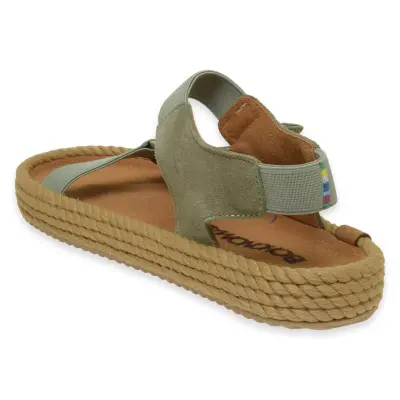Bohonomad Nevada Yeşil Kadın Sandalet - 4