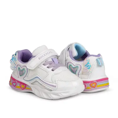 Buckhead Buck3046 Berry Günlük Beyaz Kız Çocuk Spor Ayakkabı - 4
