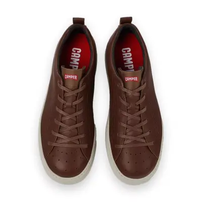 Camper K100226 Runner Four Kahve-Beyaz Erkek Spor Ayakkabı - 3