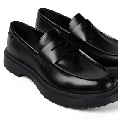 Camper K100633 Walden Deri Makosen Siyah Erkek Ayakkabı - Camper (1)