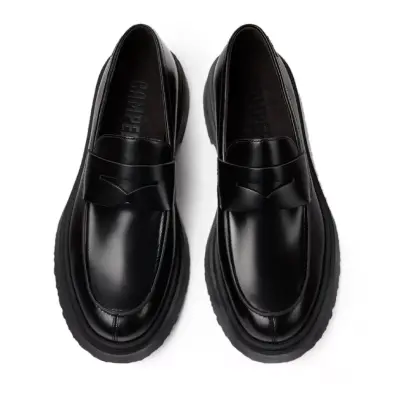 Camper K100633 Walden Deri Makosen Siyah Erkek Ayakkabı - 3