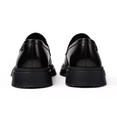 Camper K100633 Walden Deri Makosen Siyah Erkek Ayakkabı - 4