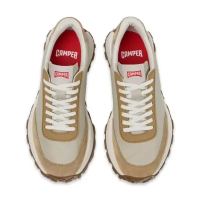 Camper K100928 Drift Trail Sneakers Bej Erkek Spor Ayakkabı - 3