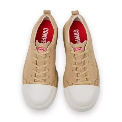 Camper K100978 Junction Runner Günlük Sneaker Bej Erkek Spor Ayakkabı - 3