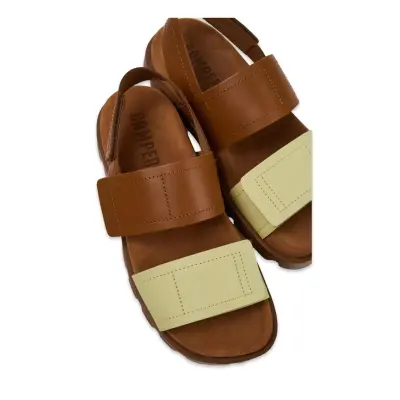 Camper K201323 Brutus Sandal Kahverengi Kadın Sandalet - 2