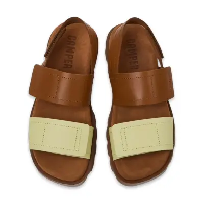 Camper K201323 Brutus Sandal Kahverengi Kadın Sandalet - 3