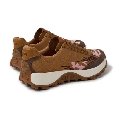 Camper K201462 Drift Trail Sneakers Kahverengi Kadın Spor Ayakkabı - 4