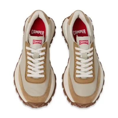 Camper K201586 Drift Trail Sneakers Bej Kadın Spor Ayakkabı - 3