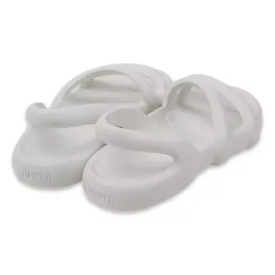 Camper K201636 Kobarah Flat Beyaz Unisex Sandalet - 4