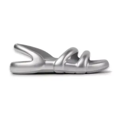 Camper K201636 Kobarah Flat Gümüş Unisex Sandalet - 1