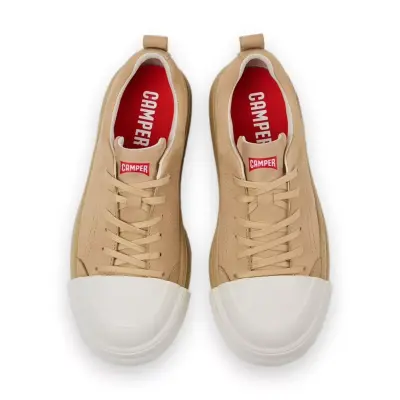 Camper K201683 Junction Runner Günlük Sneaker Bej Unisex Spor Ayakkabı - 3