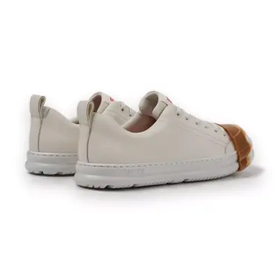Camper K201683 Junction Runner Günlük Sneaker Kırık Beyaz Unisex Spor Ayakkabı - 4