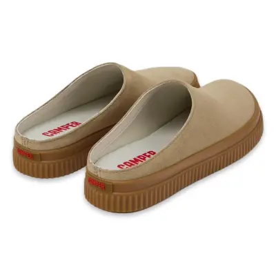 Camper K201756 Peu Roda Önü Kapali Bej Unisex Terlik - 4