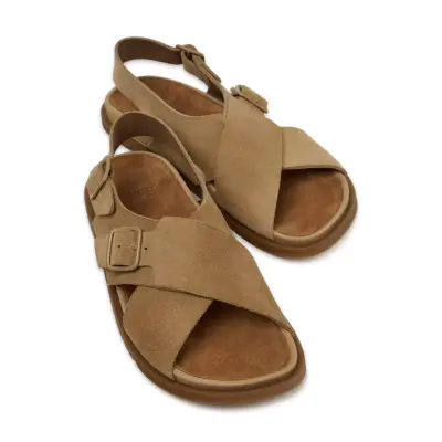 Camper K201880 Lluc Sandal Kahverengi Kadın Sandalet - Camper (1)