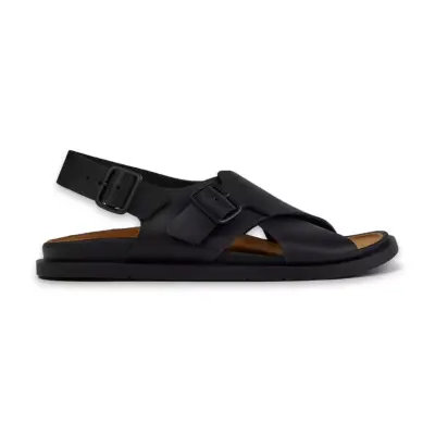 Camper K201880 Lluc Sandal Siyah Kadın Sandalet - 1
