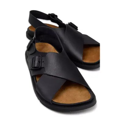 Camper K201880 Lluc Sandal Siyah Kadın Sandalet - Camper (1)