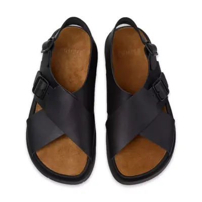 Camper K201880 Lluc Sandal Siyah Kadın Sandalet - 3