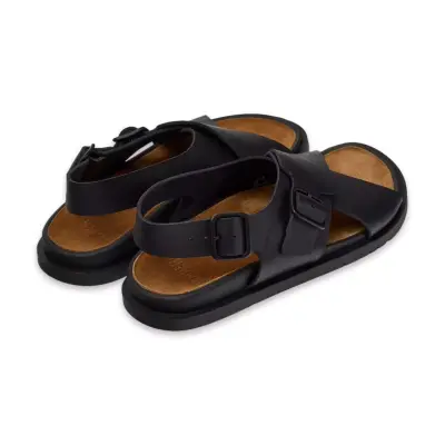 Camper K201880 Lluc Sandal Siyah Kadın Sandalet - 4