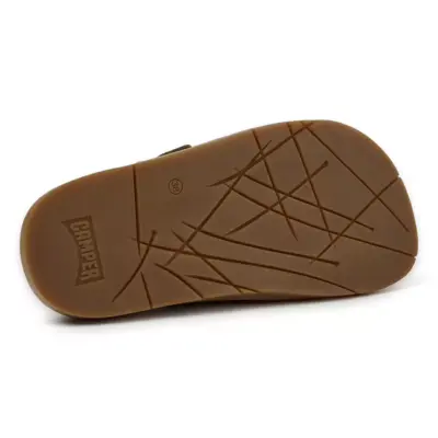 Camper K201881 Lluc Sandal Çift Bant Haki Kadın Terlik - 5