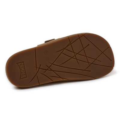 Camper K201881 Lluc Sandal Çift Bant Kahverengi Kadın Terlik - 5