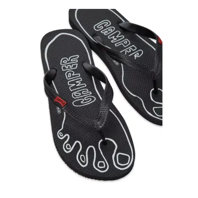 Camper K500024 Flip Flop Siyah Unisex Terlik - 2