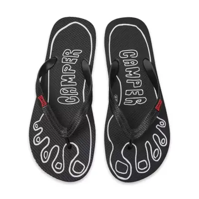 Camper K500024 Flip Flop Siyah Unisex Terlik - 3