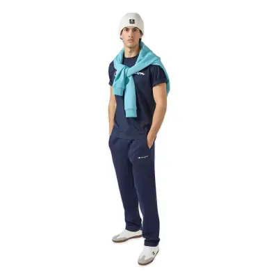 Champion 221814 Script Shop -Sleeve Tee Lacivert Erkek T-Shirt - 4