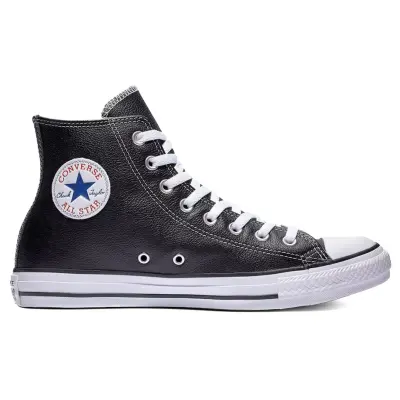 Converse 132169C Chuck Taylor All Star Leather Siyah Unisex Ayakkabı - 4