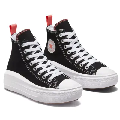 Converse 271716 HiCtas Move Canvas Platform Siyah Unisex Ayakkabı - 1