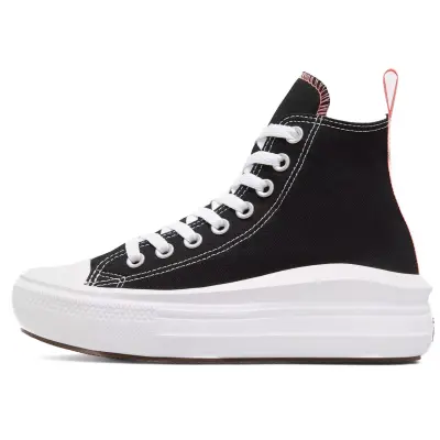 Converse 271716 HiCtas Move Canvas Platform Siyah Unisex Ayakkabı - 2