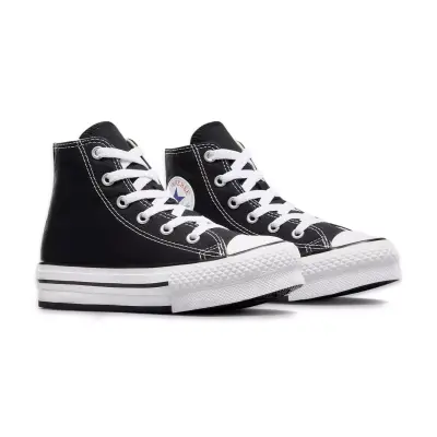 Converse 272855C Chuck Taylor All Star Eva Lift Canvas Platform Siyah-Beyaz Unisex Ayakkab - 1